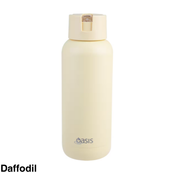 Oasis Moda Triple Insulated 1L Bottle Daffodil