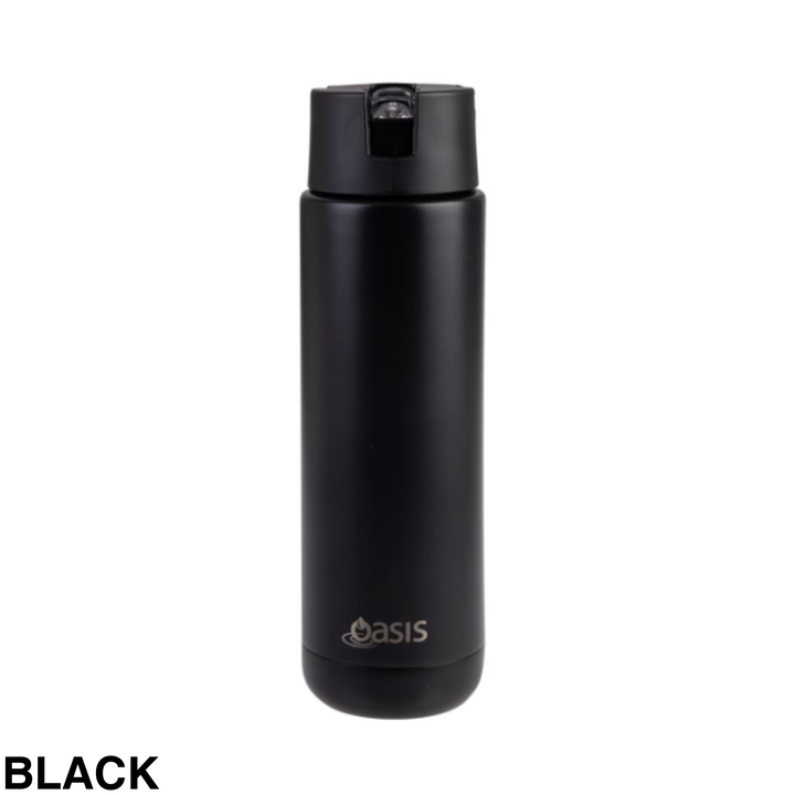 Oasis Moda Triple Insulated 700Ml Bottle Black