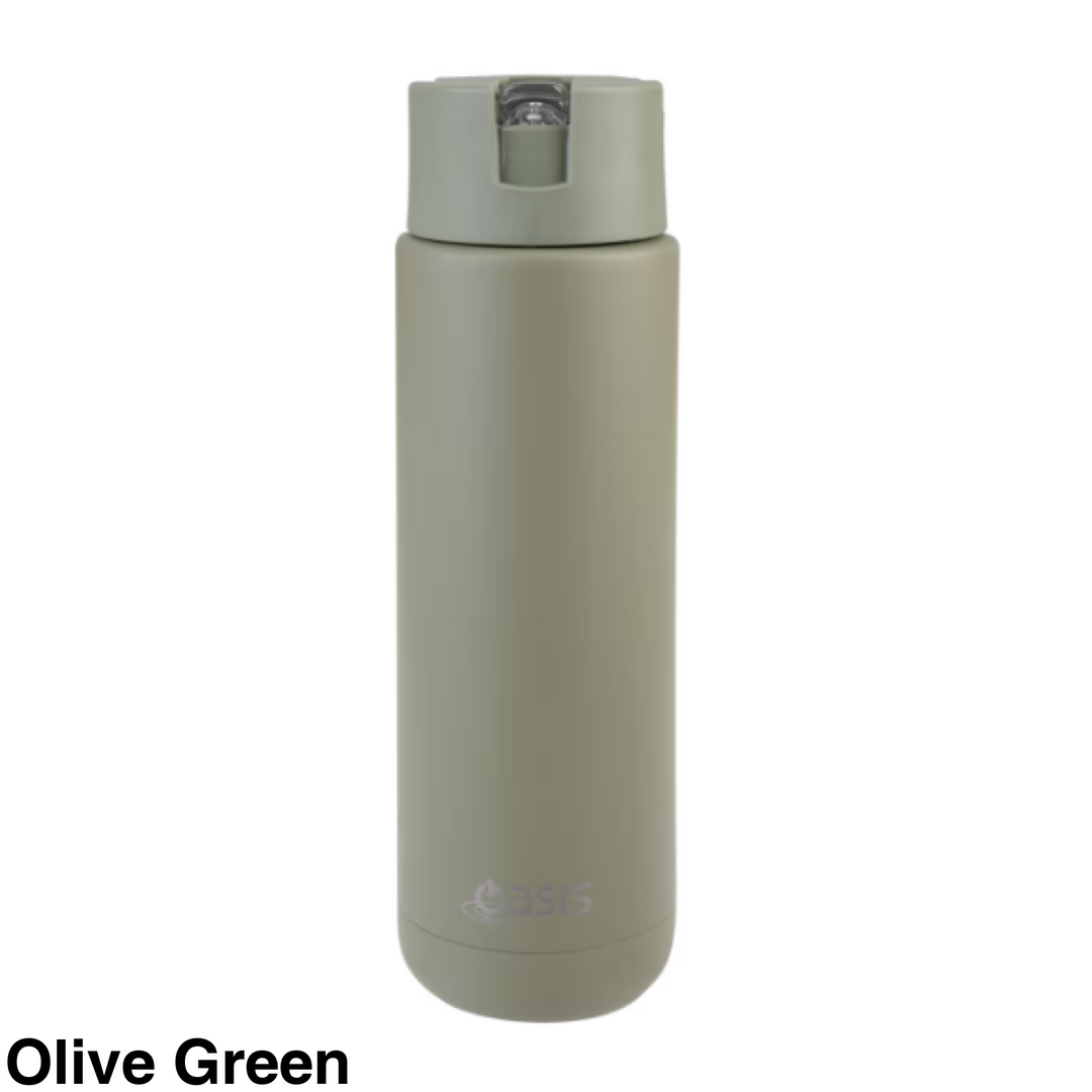 Oasis Moda Triple Insulated 700Ml Bottle Olive Green