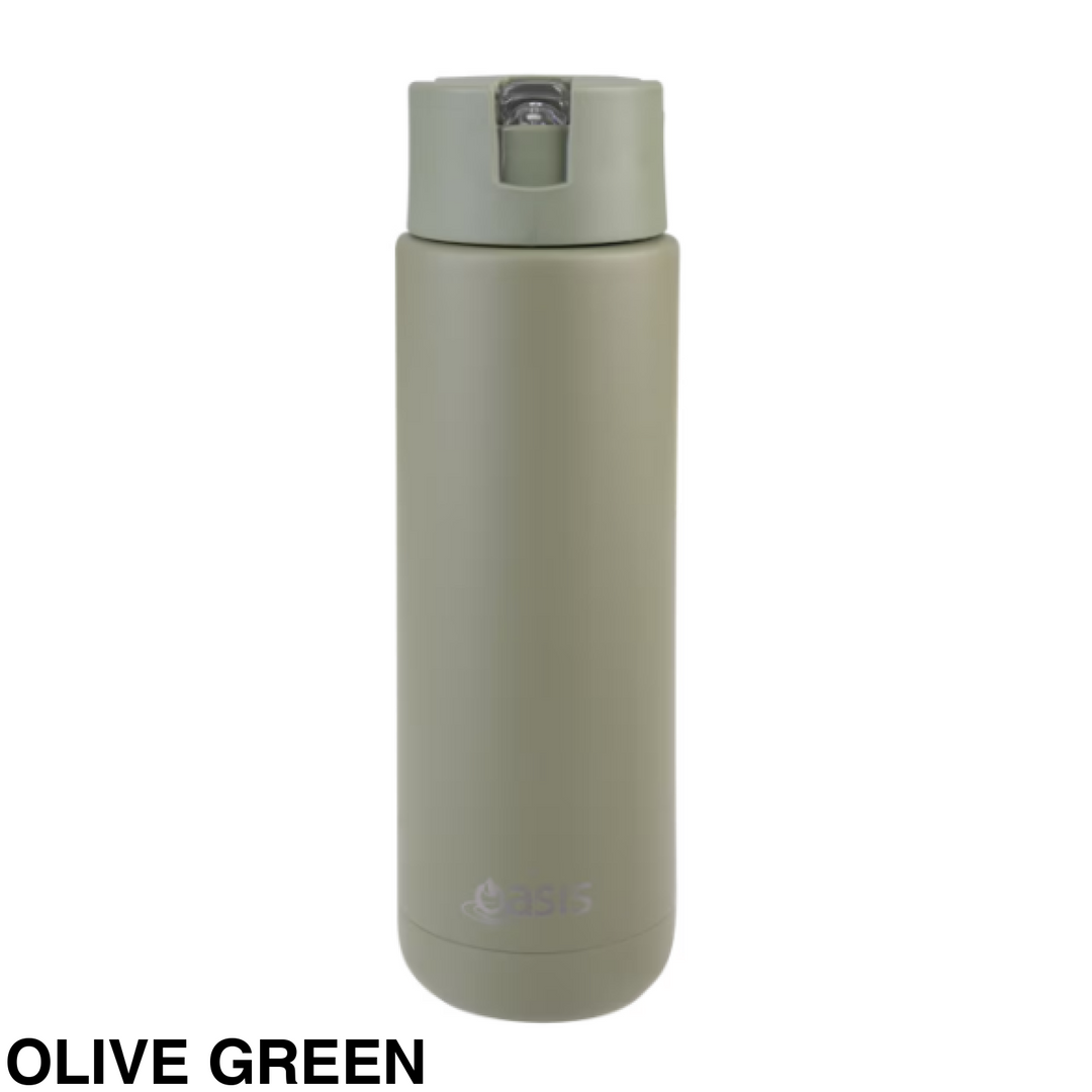 Oasis Moda Triple Insulated 700Ml Bottle Olive Green