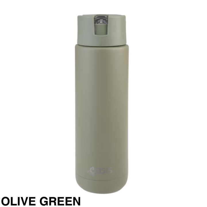Oasis Moda Triple Insulated 700Ml Bottle Olive Green