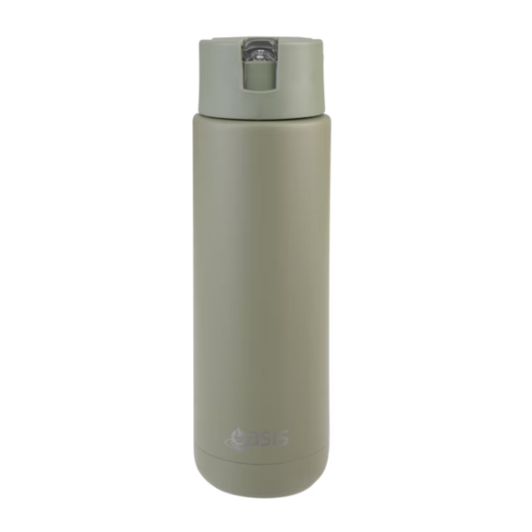 Oasis Moda Triple Insulated 700Ml Bottle Olive Green