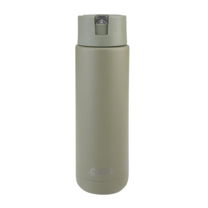 Oasis Moda Triple Insulated 700Ml Bottle Olive Green