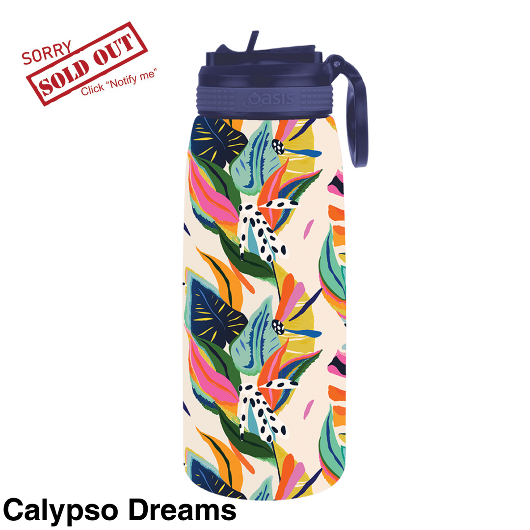 Oasis Patterned Sipper Bottle 780Ml Calypso Dreams