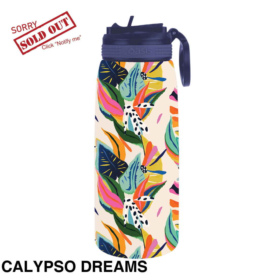 Oasis Patterned Sipper Bottle 780Ml Calypso Dreams