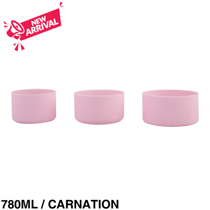 Oasis Silicone Bumper for 550ml 780ml & 1.1L Sports Bottle 780ml / Carnation
