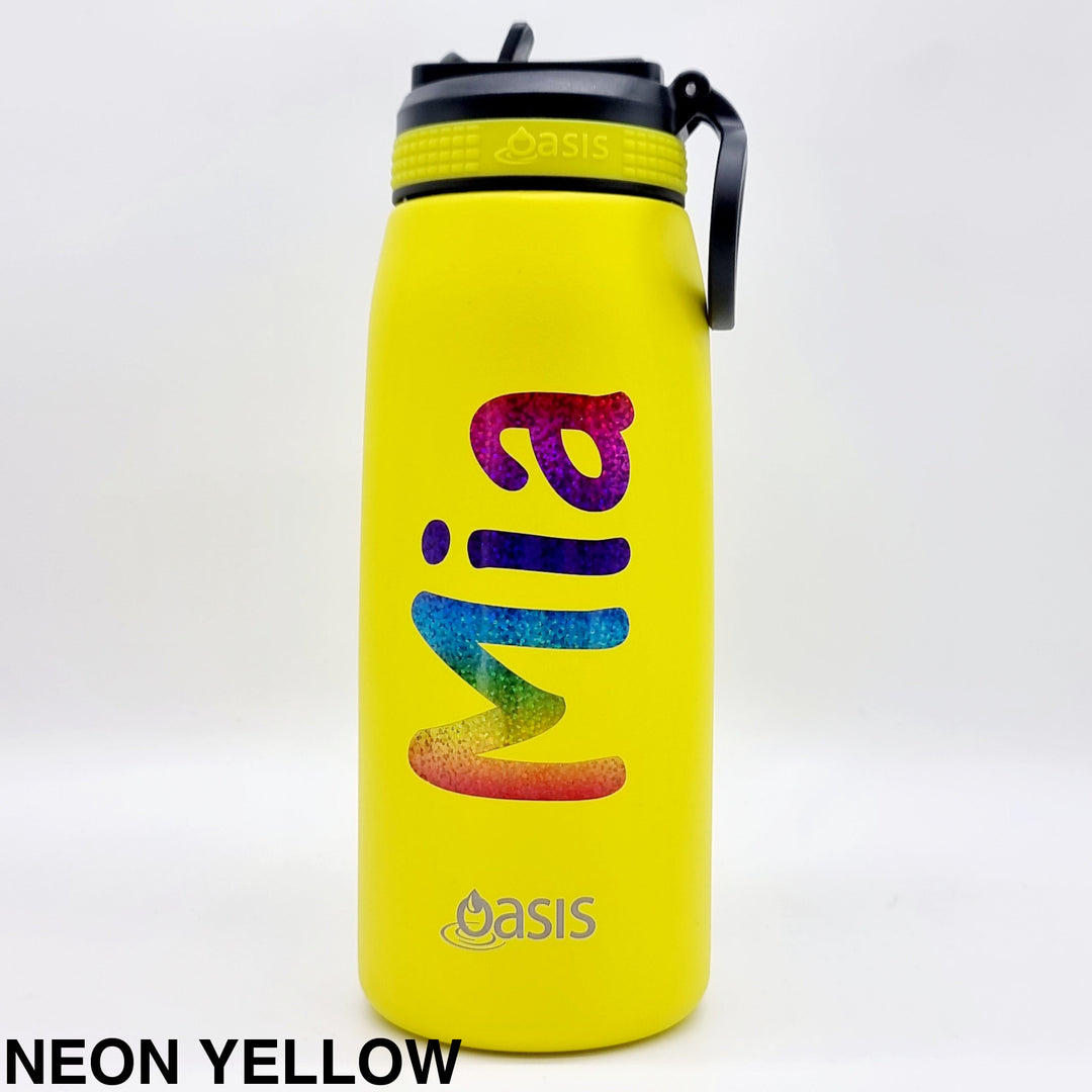 Oasis Sipper Bottle 780Ml Neon Yellow