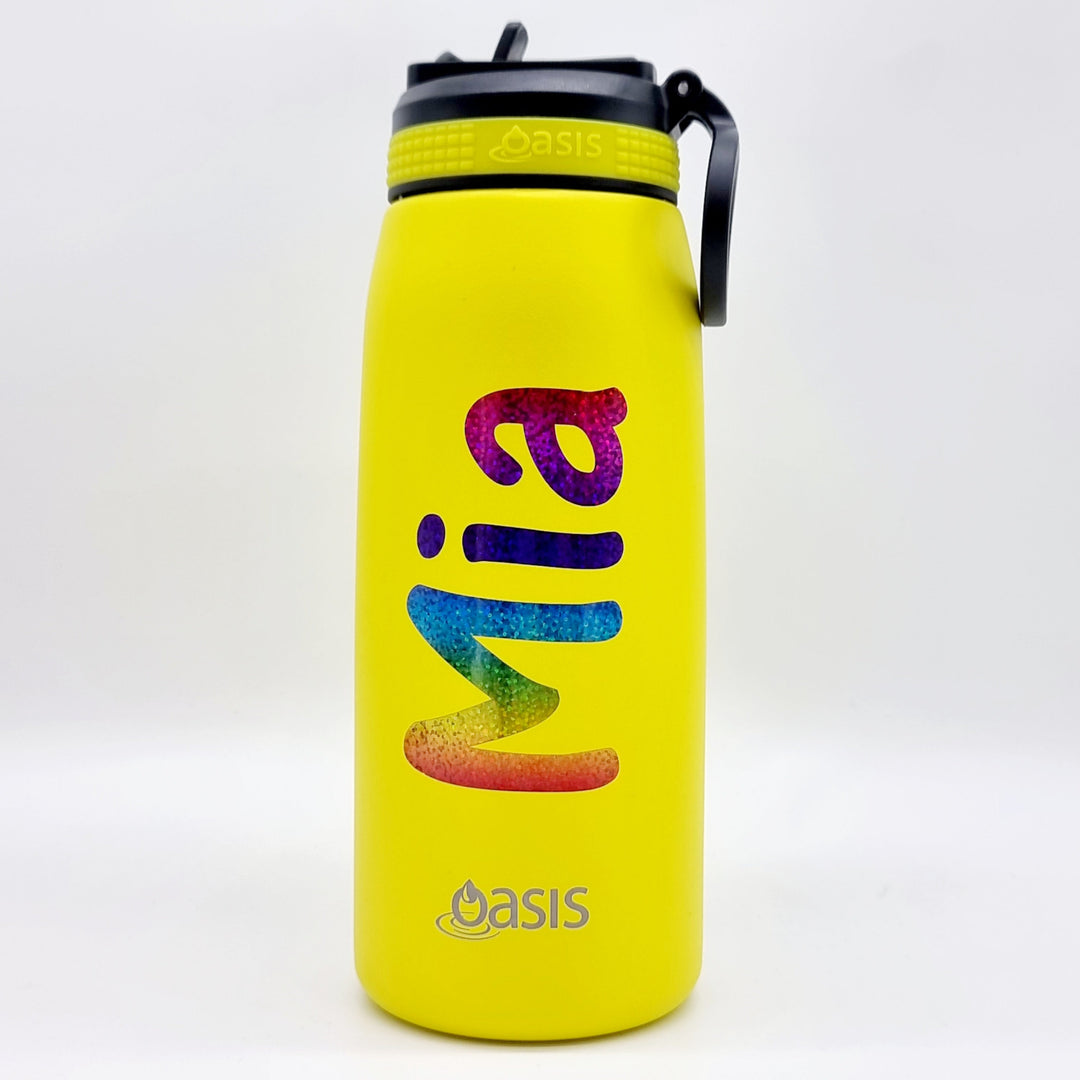 Oasis Sipper Bottle 780Ml Neon Yellow