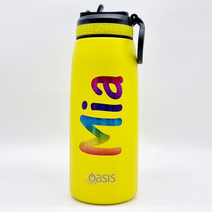 Oasis Sipper Bottle 780Ml Neon Yellow