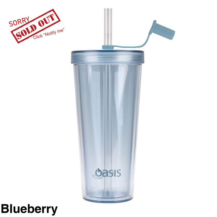 Oasis Smoothie Tumbler 520Ml Blueberry