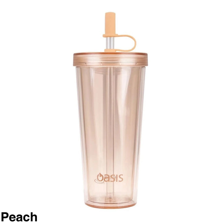 Oasis Smoothie Tumbler 520Ml Peach