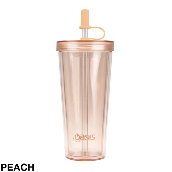 Oasis Smoothie Tumbler 520Ml Peach