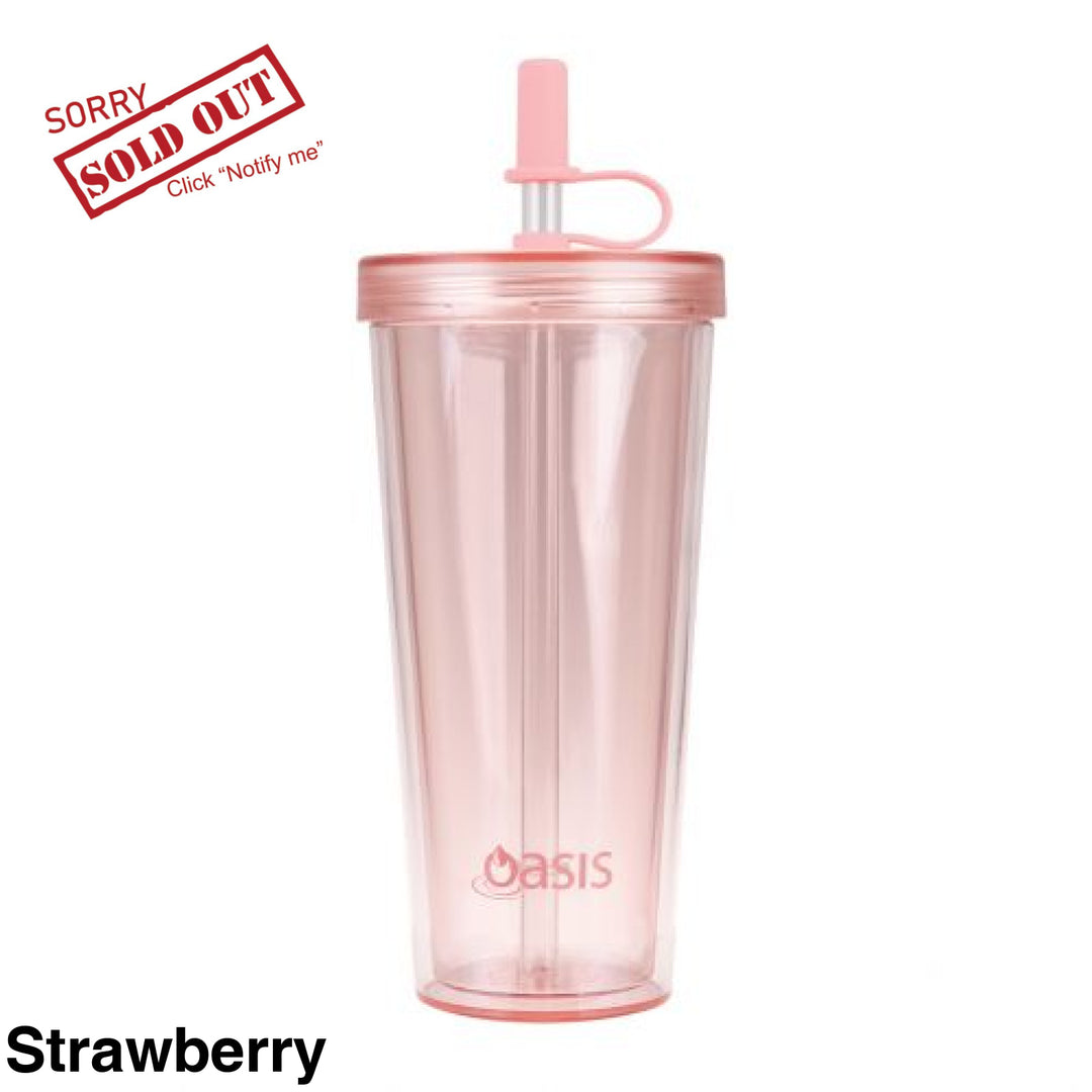 Oasis Smoothie Tumbler 520Ml Strawberry