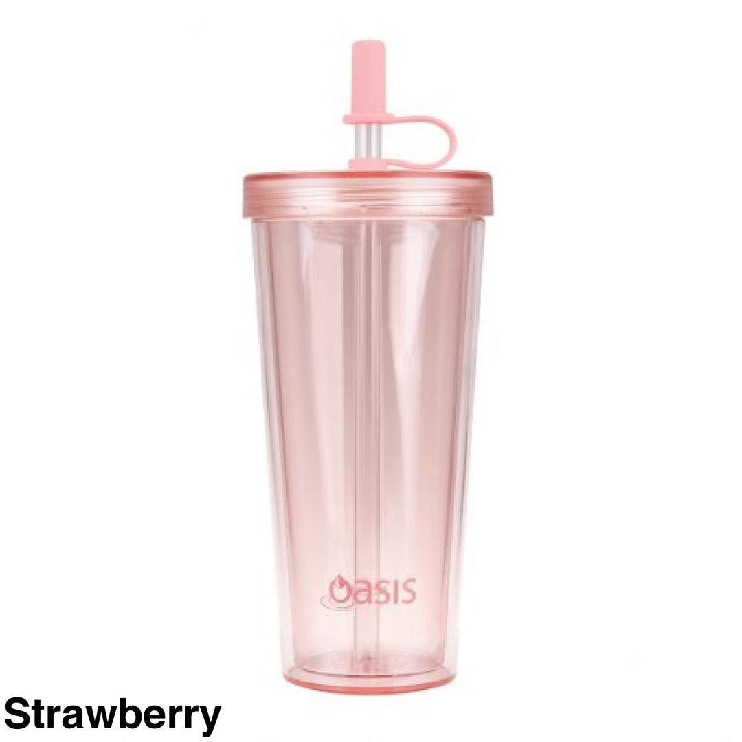 Oasis Smoothie Tumbler 520Ml Strawberry