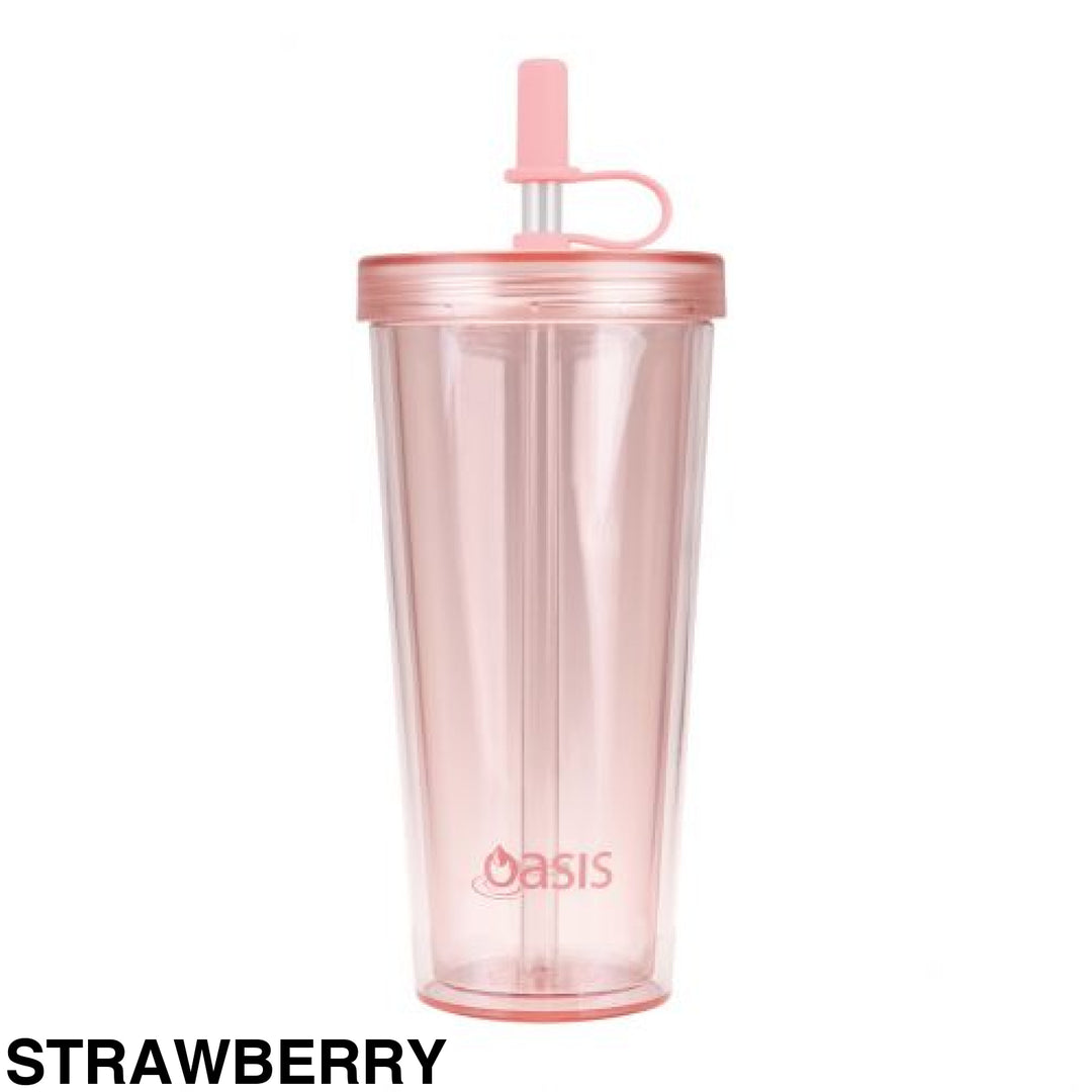 Oasis Smoothie Tumbler 520Ml Strawberry