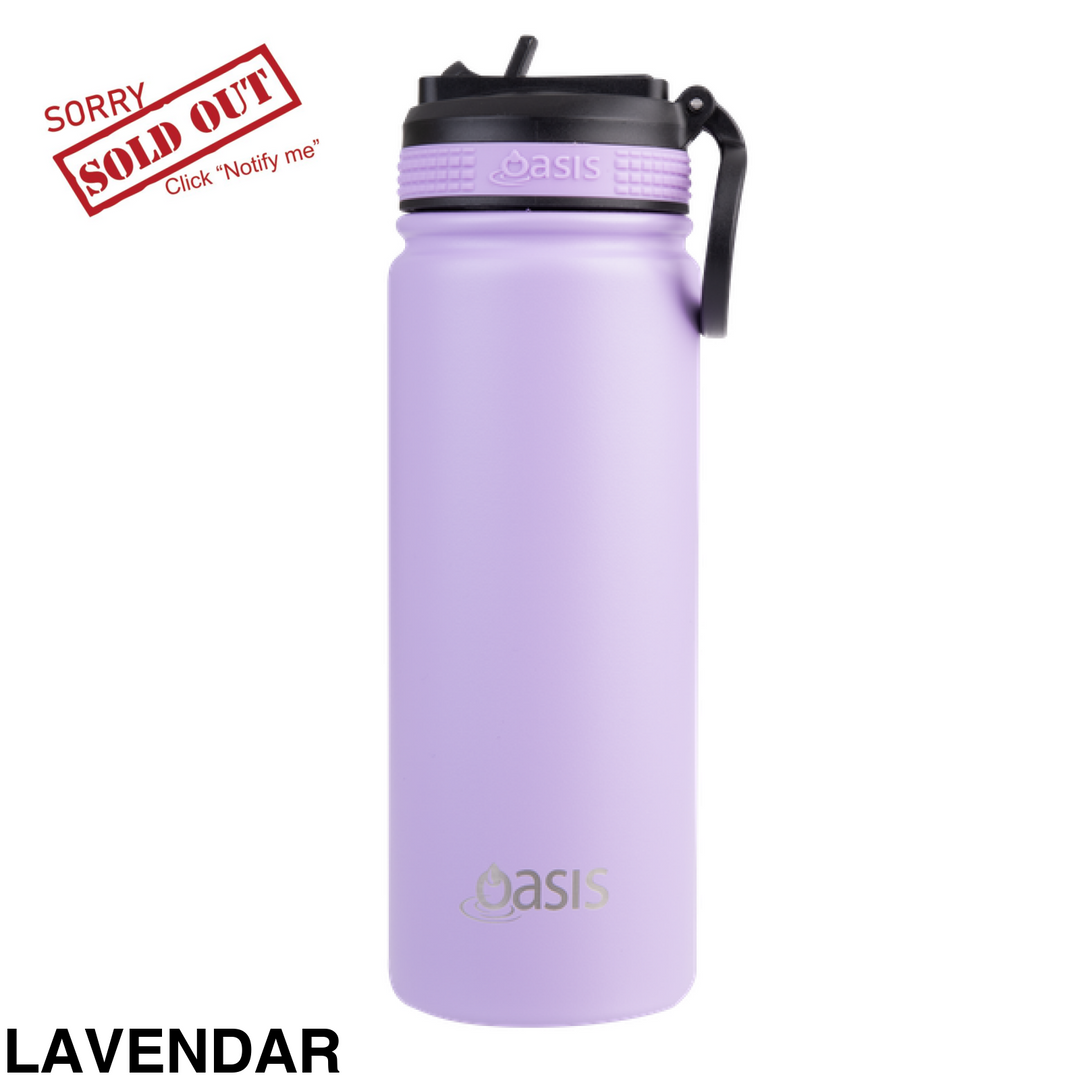 Oasis Sports Bottle w/ Sipper Lid Lavender