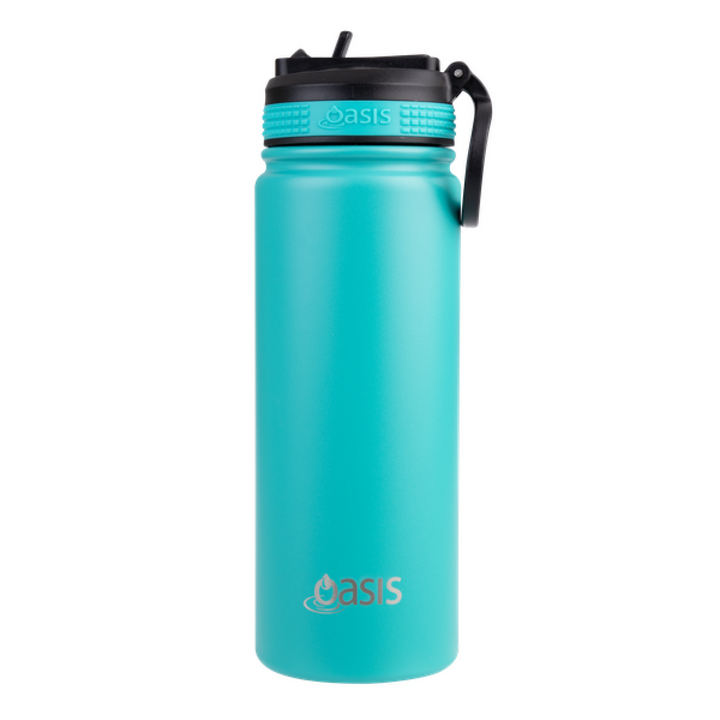 Oasis Sports Bottle w/ Sipper Lid Turquoise