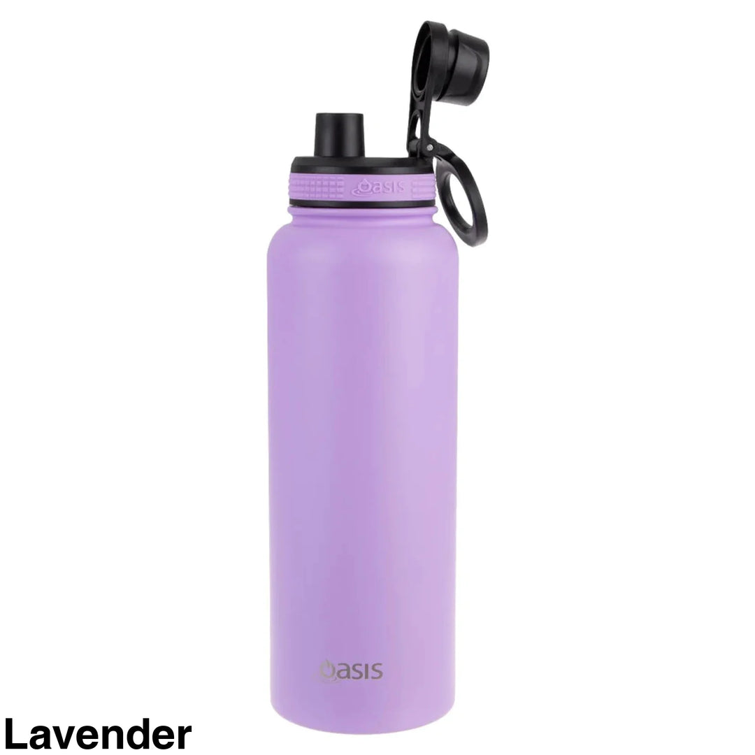 Oasis Sports Bottle W/ Screw Cap 1.1L Lavender
