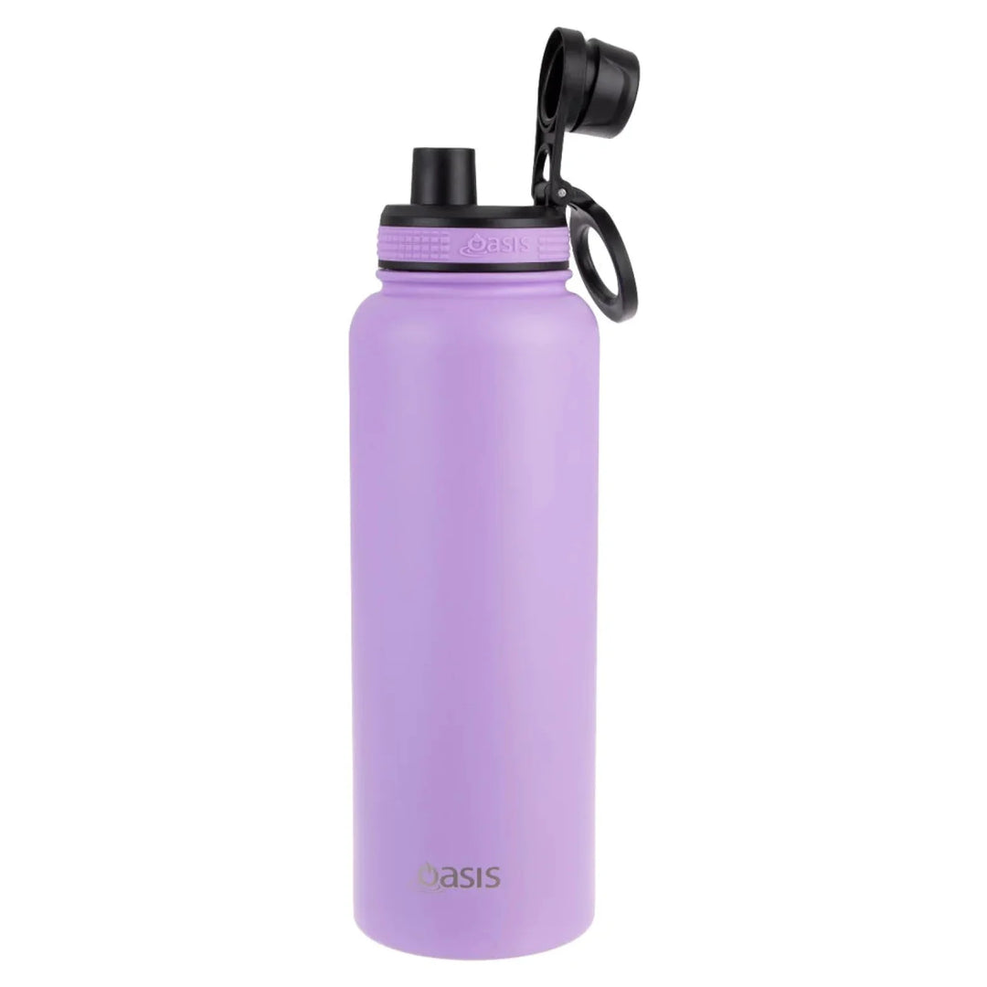 Oasis Sports Bottle W/ Screw Cap 1.1L Lavender