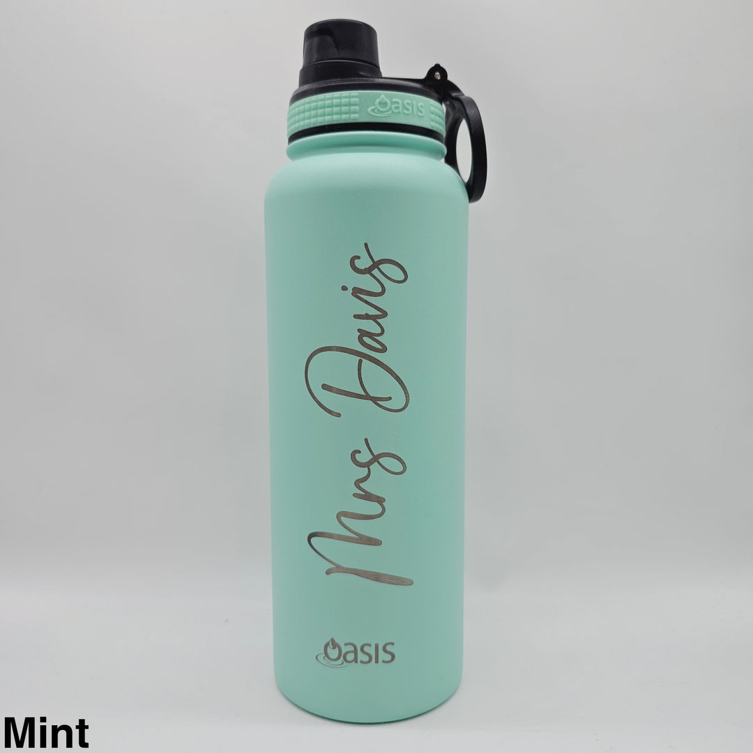 Oasis Sports Bottle W/ Screw Cap 1.1L Mint