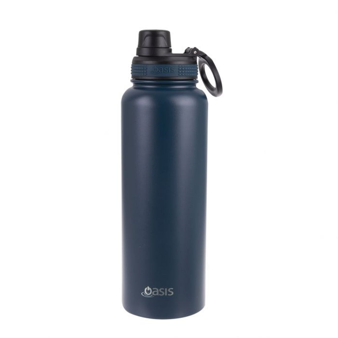 Oasis Sports Bottle W/ Screw Cap 1.1L Navy