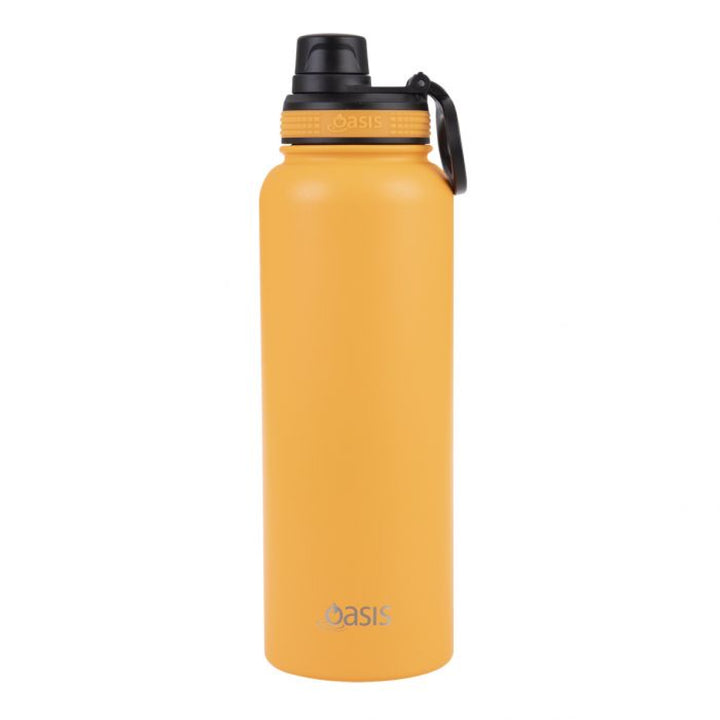 Oasis Sports Bottle W/ Screw Cap 1.1L Neon Orange