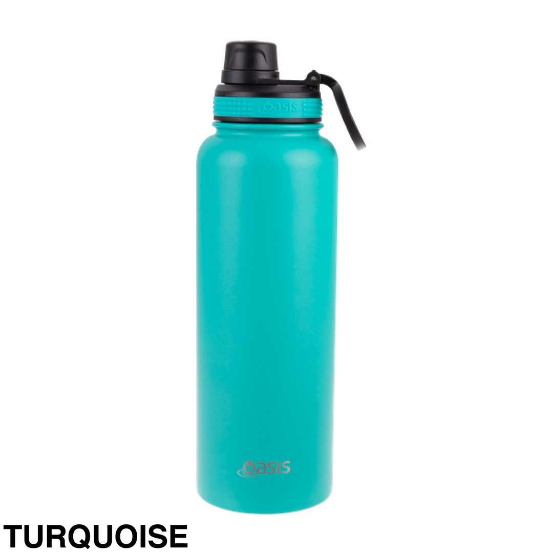 Oasis Sports Bottle w/ Screw Cap 1.1L Turquoise