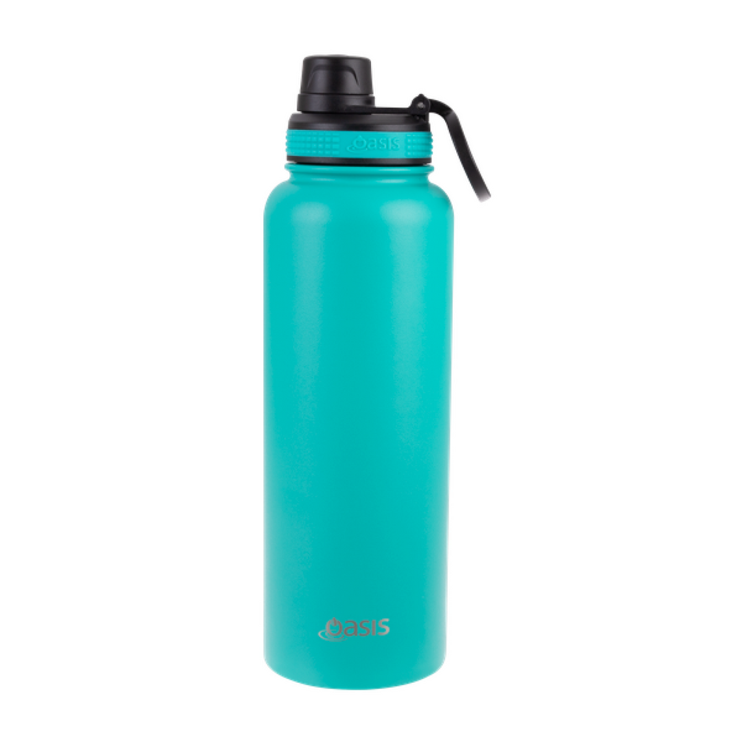 Oasis Sports Bottle w/ Screw Cap 1.1L Turquoise