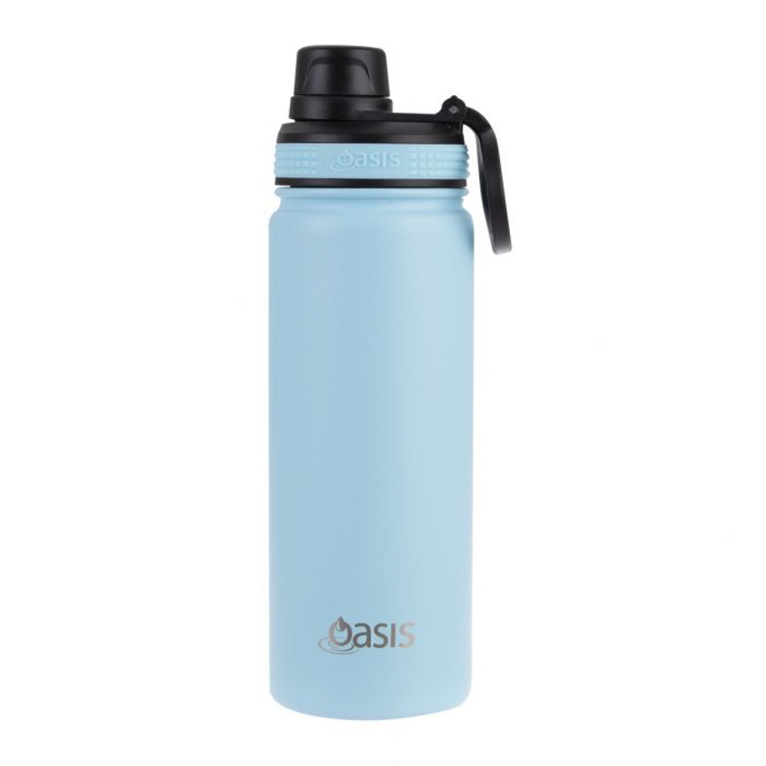 Oasis Sports Bottle W/ Screw Cap 550Ml Island Blue