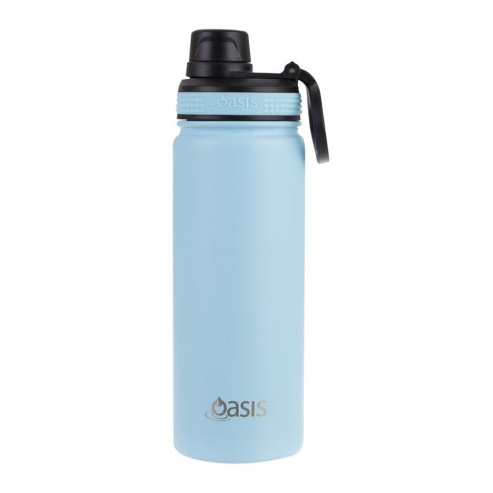 Oasis Sports Bottle W/ Screw Cap 550Ml Island Blue