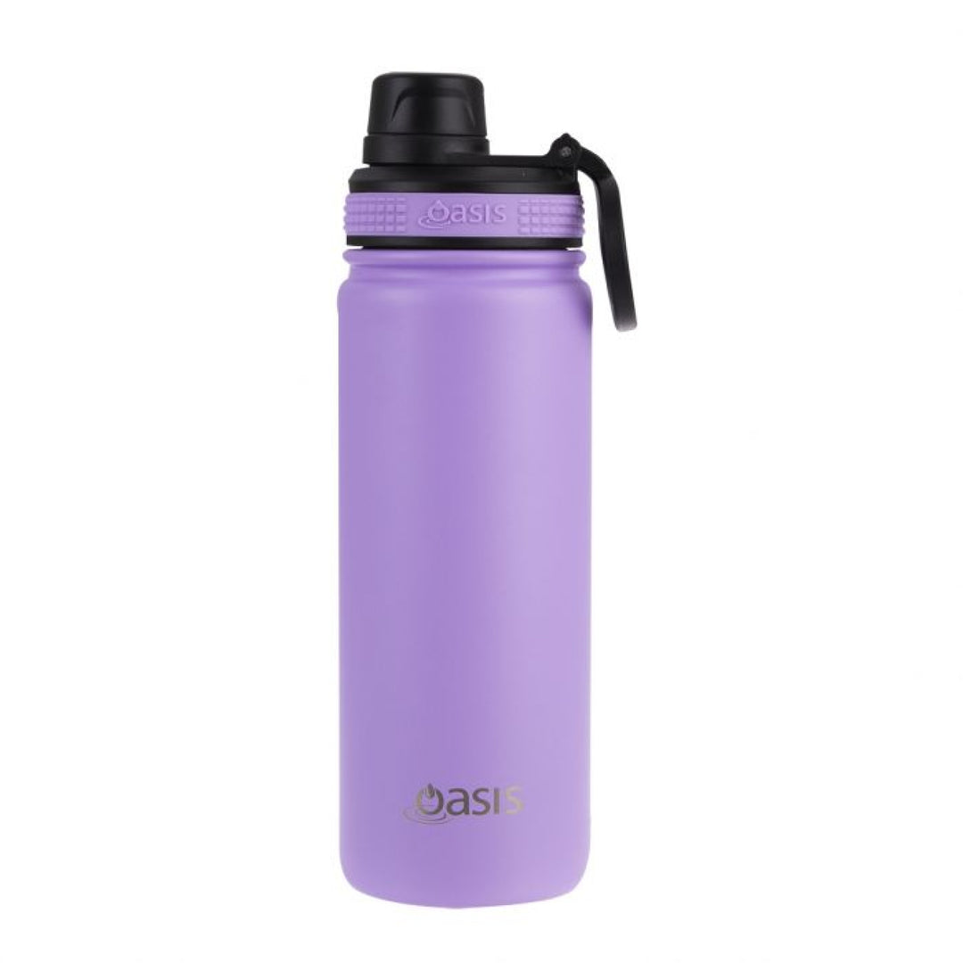 Oasis Sports Bottle W/ Screw Cap 550Ml Lavender