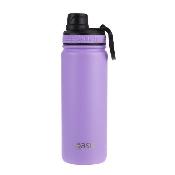 Oasis Sports Bottle W/ Screw Cap 550Ml Lavender