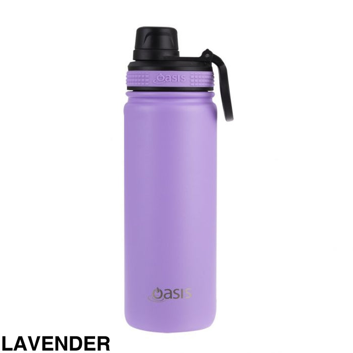 Oasis Sports Bottle W/ Screw Cap 550Ml Lavender