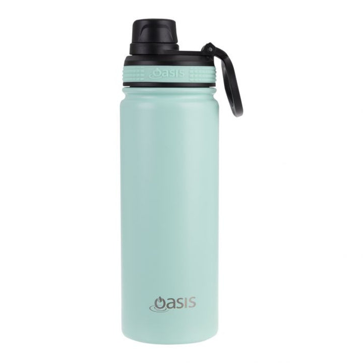 Oasis Sports Bottle W/ Screw Cap 550Ml Mint