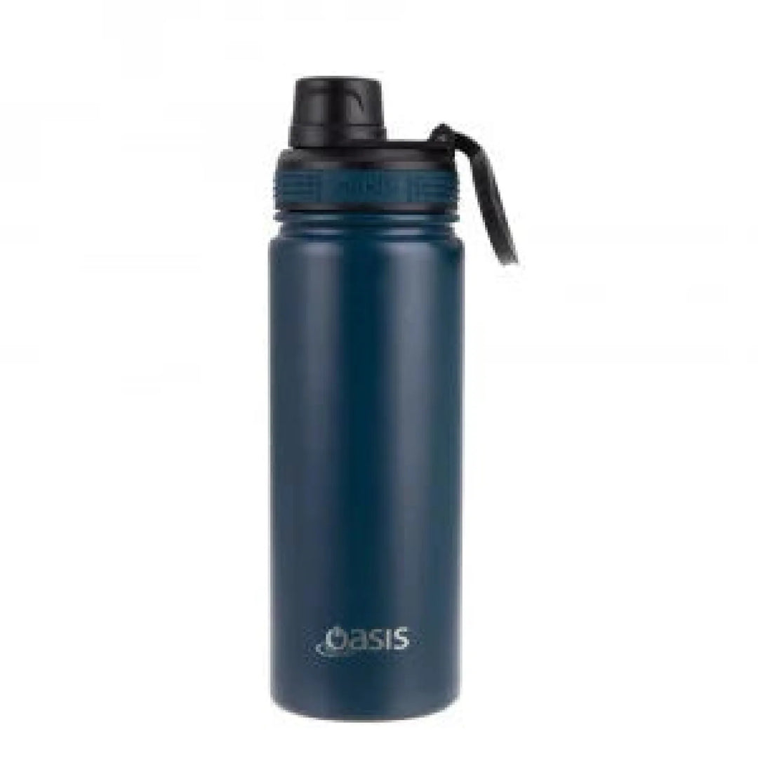 Oasis Sports Bottle W/ Screw Cap 550Ml Navy