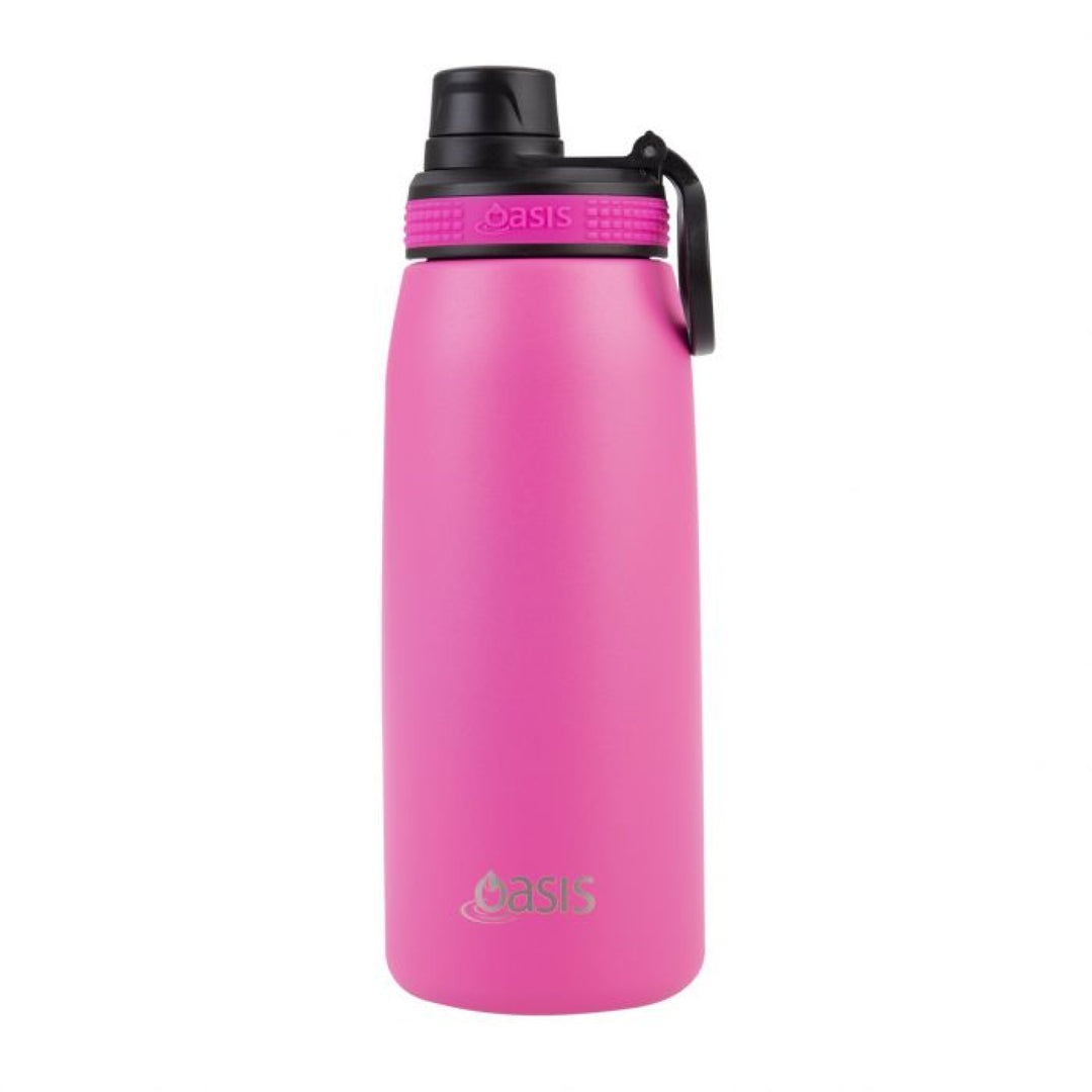 Oasis Sports Bottle W/ Screw Cap 780Ml Neon Pink