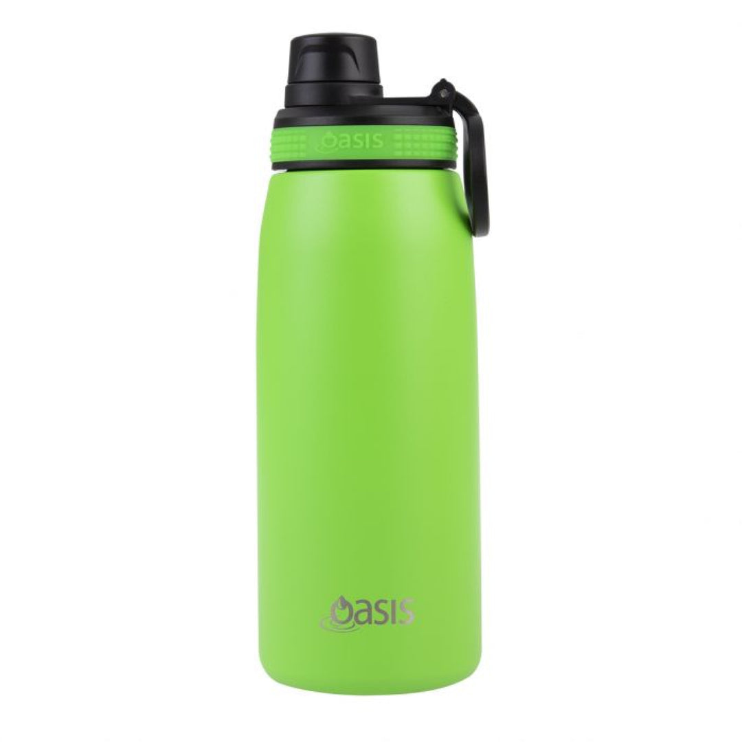 Oasis Sports Bottle W/ Screw Cap 780Ml Neon Green