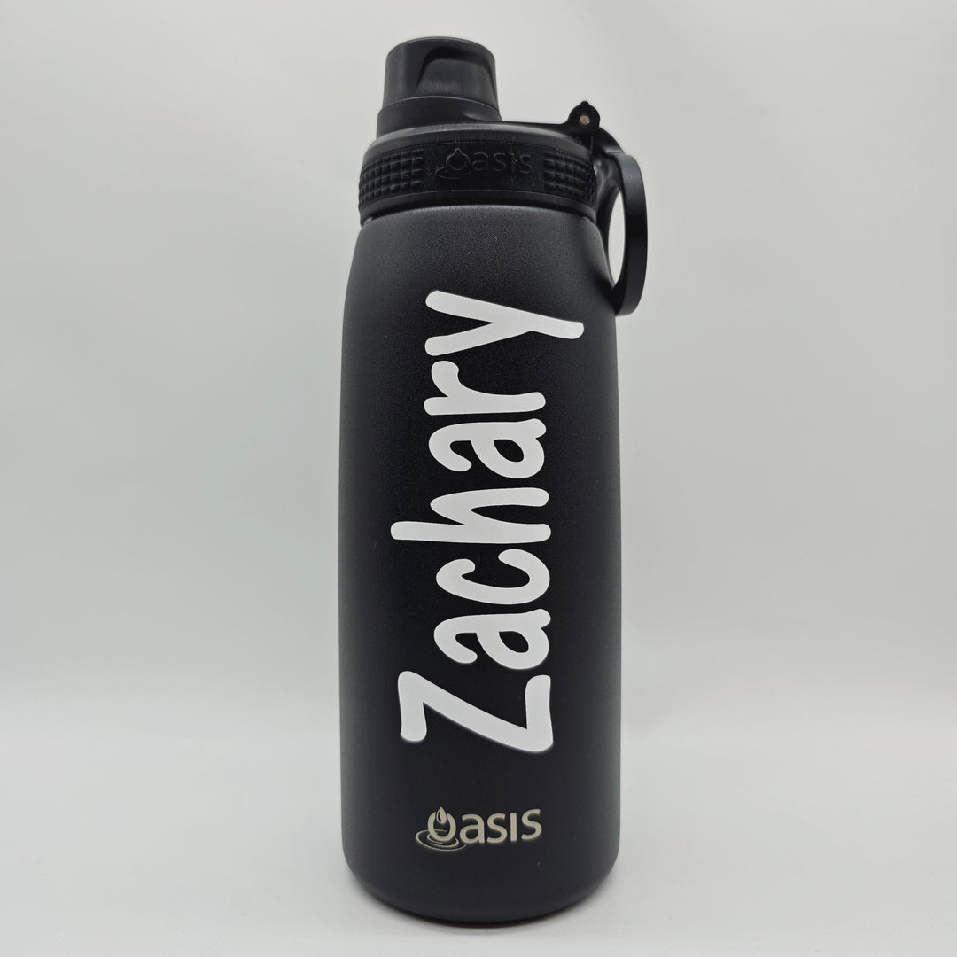 Oasis Sports Bottle W/ Screw Cap 780Ml Black