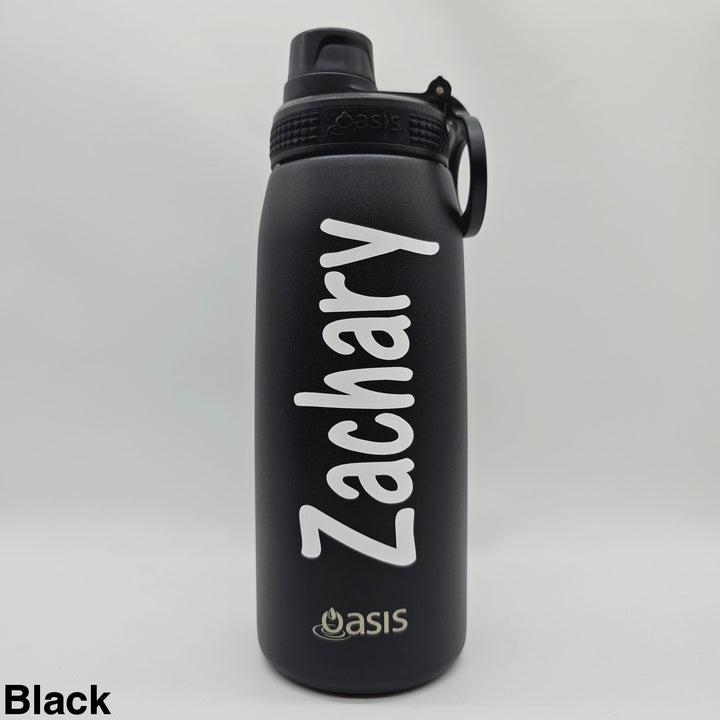 Oasis Sports Bottle W/ Screw Cap 780Ml Black
