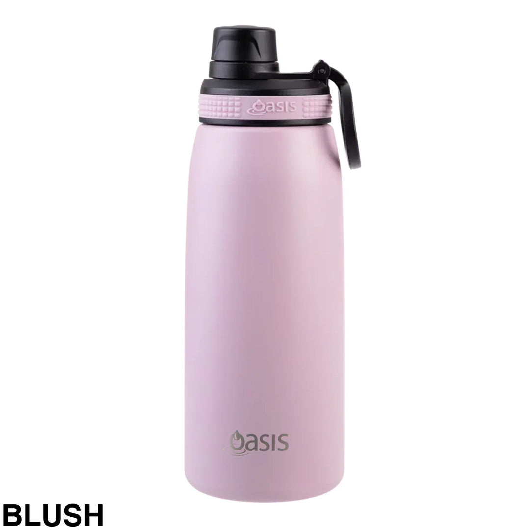 Oasis Sports Bottle w/ Screw Cap 780ml Blush