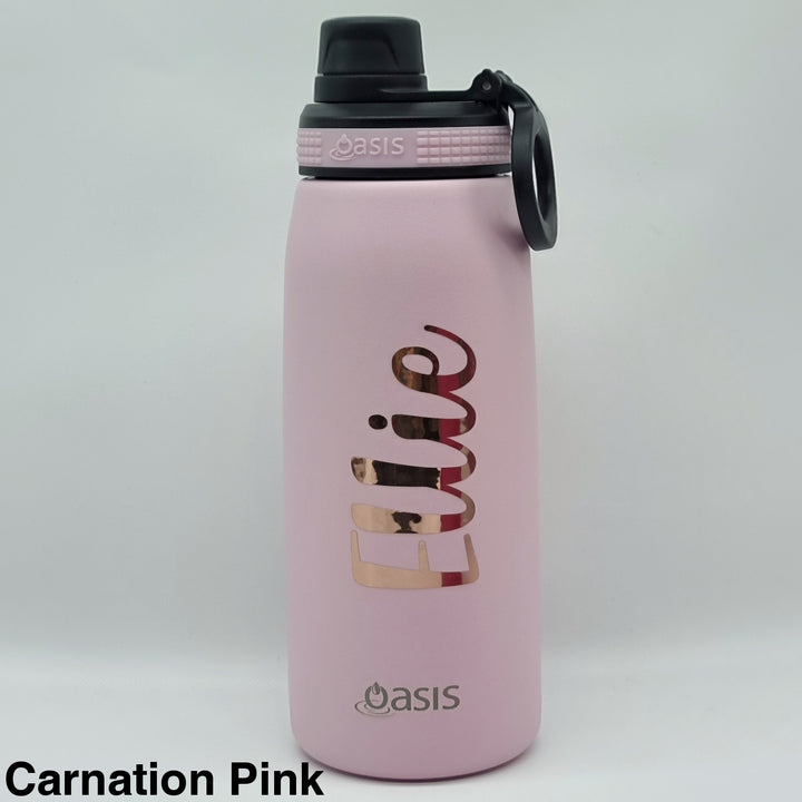 Oasis Sports Bottle W/ Screw Cap 780Ml Carnation Pink
