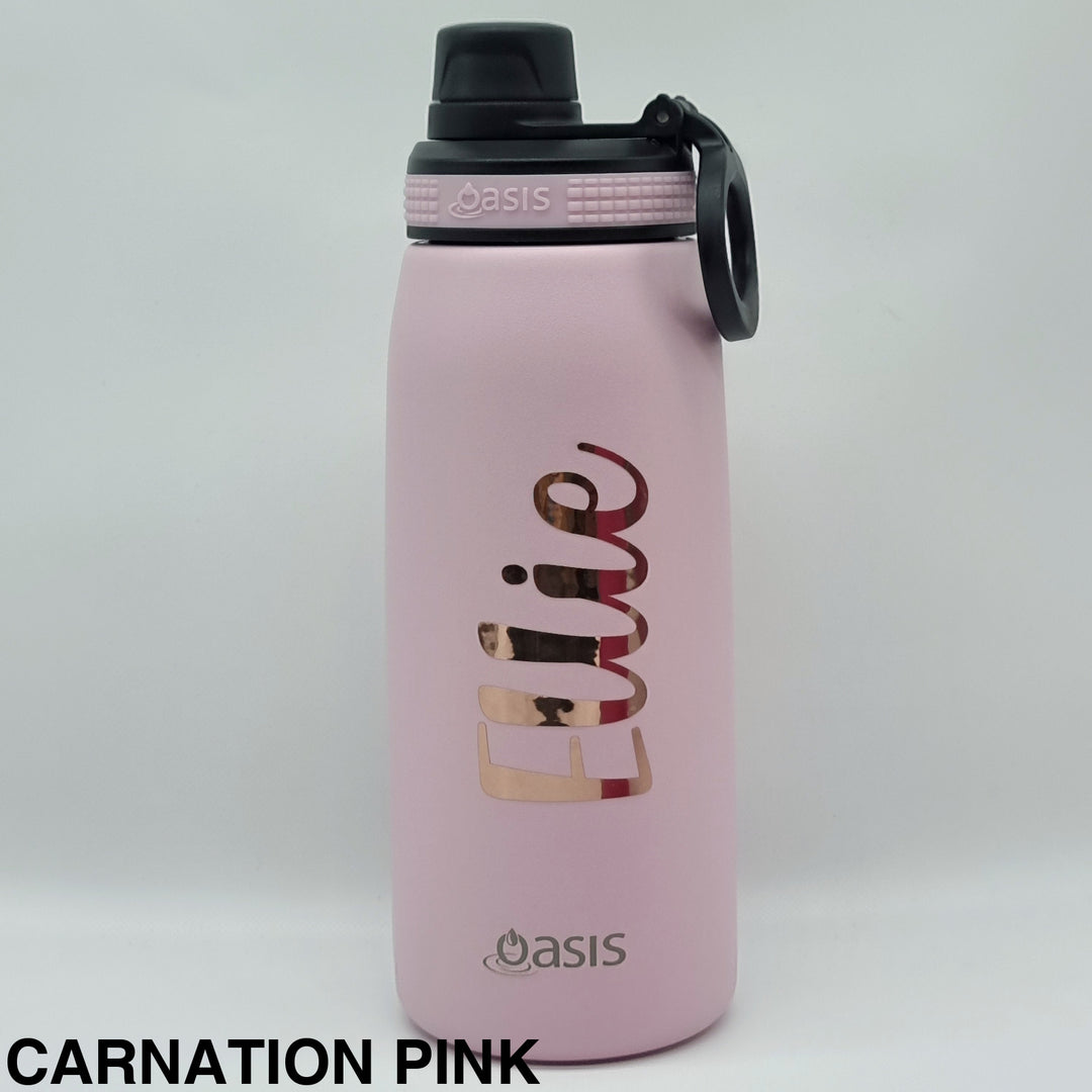 Oasis Sports Bottle W/ Screw Cap 780Ml Carnation Pink