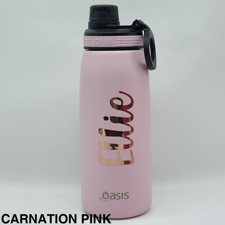 Oasis Sports Bottle W/ Screw Cap 780Ml Carnation Pink