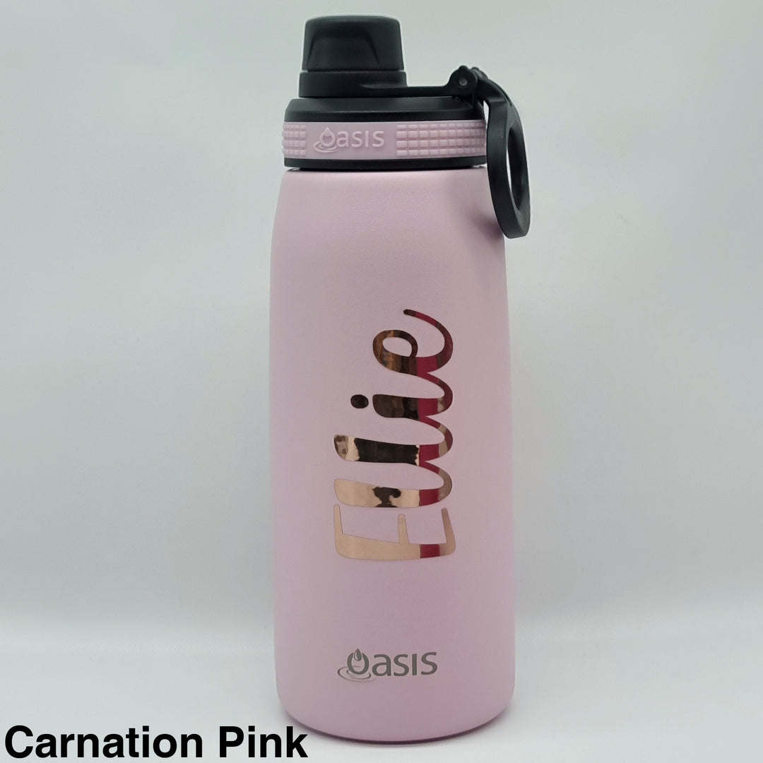 Oasis Sports Bottle W/ Screw Cap 780Ml Carnation Pink