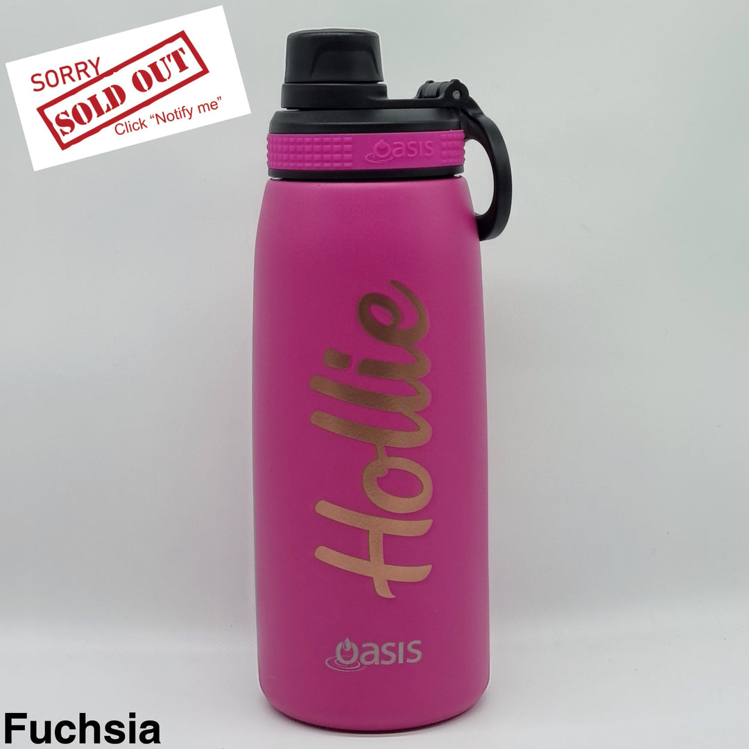 Oasis Sports Bottle W/ Screw Cap 780Ml Fuchsia