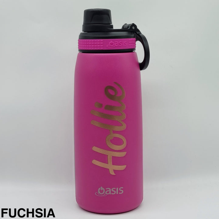Oasis Sports Bottle W/ Screw Cap 780Ml Fuchsia