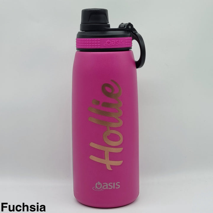 Oasis Sports Bottle W/ Screw Cap 780Ml Fuchsia