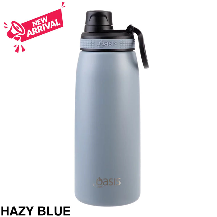 Oasis Sports Bottle w/ Screw Cap 780ml Hazy Blue