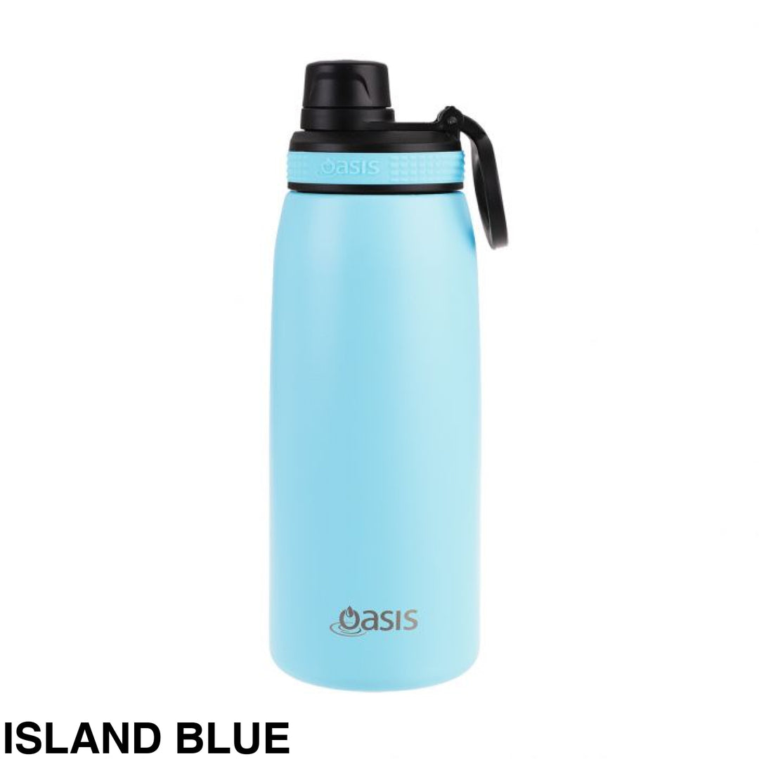 Oasis Sports Bottle W/ Screw Cap 780Ml Island Blue