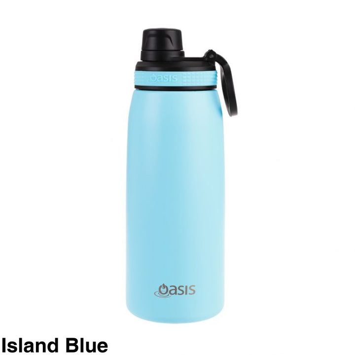 Oasis Sports Bottle W/ Screw Cap 780Ml Island Blue